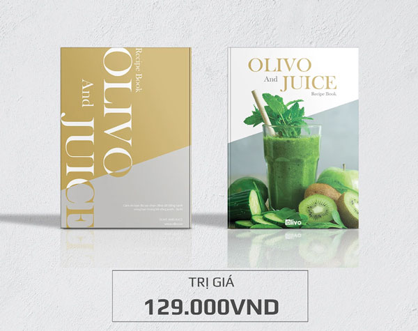 Tặng sách "Olivo and Juice" với hàng trăm công thức nước ép bổ dưỡng